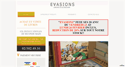 Desktop Screenshot of evasions-livres.eu
