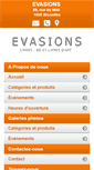 Mobile Screenshot of evasions-livres.eu
